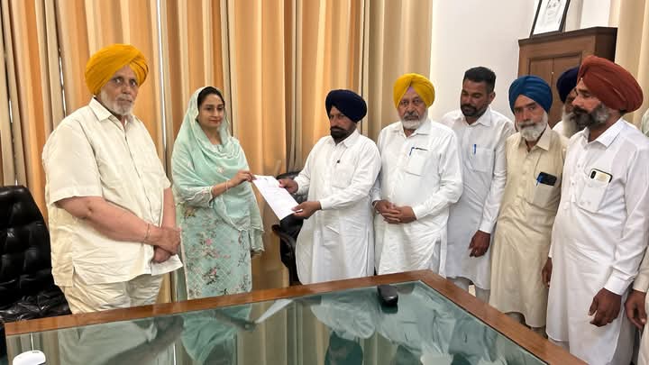 Harsimrat Kaur Badal distributed grant cheques